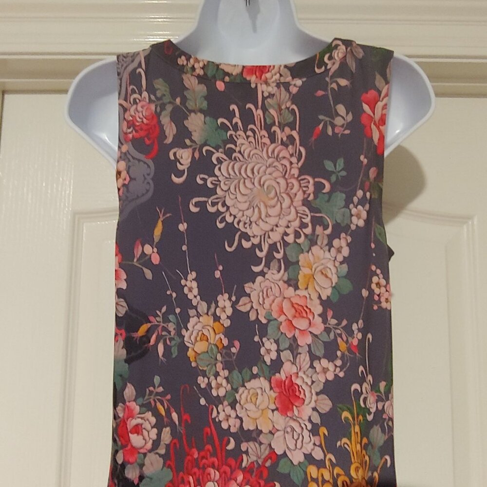 Johnny Was Maxi Sleeveless Floral Resort Beachy Mature Attractive Sexy Dress XS - Picture 9 of 14